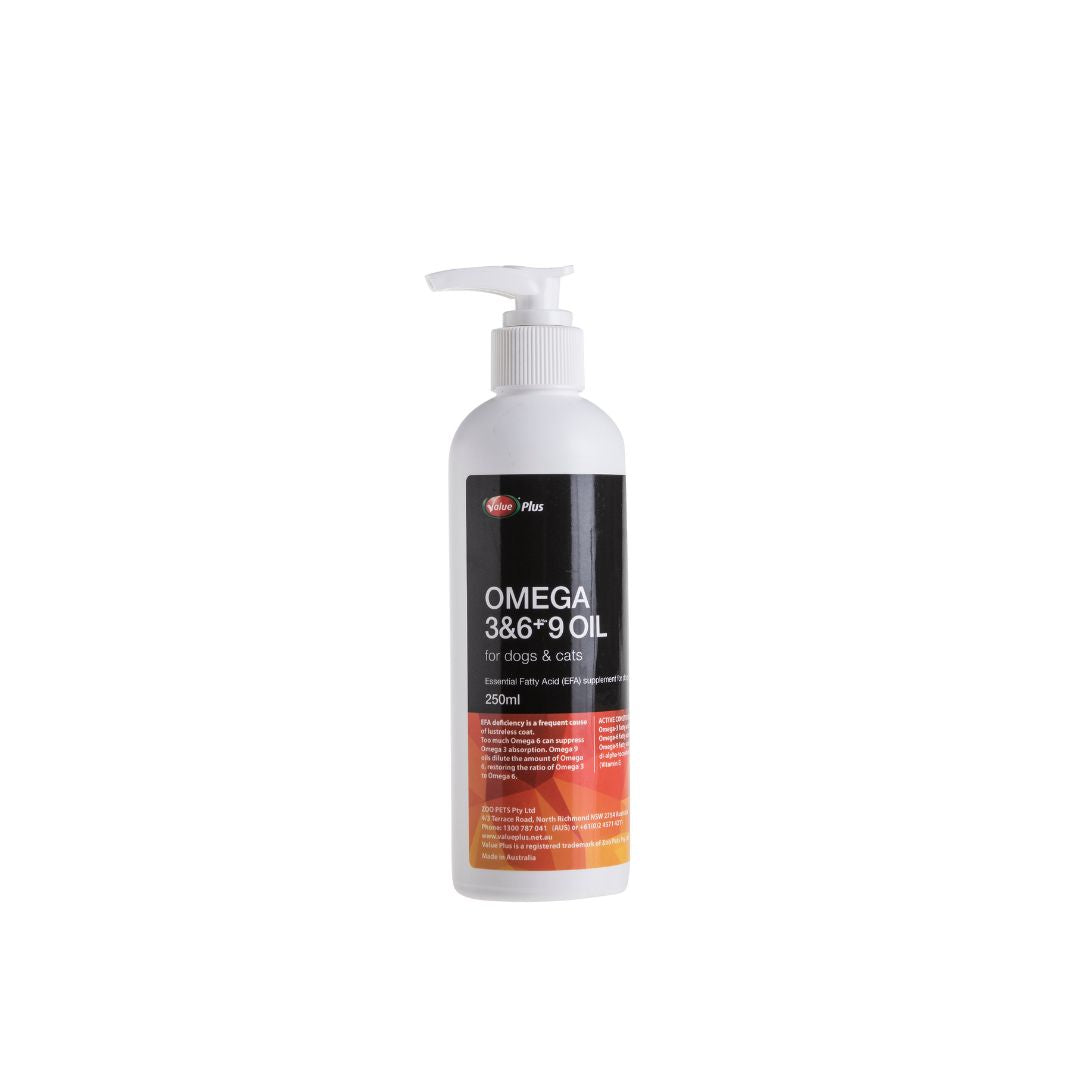 Value Plus Omega 3 6 plus 9 oil 250ml pump bottle