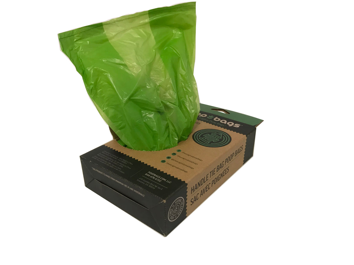 The Original Poop Bags Handle Tie Dog Waste Bags 120 Bags