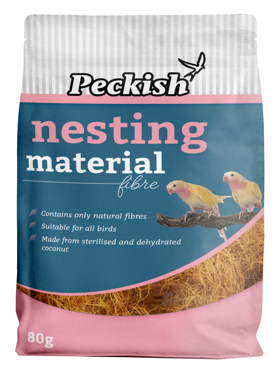 Peckish Nesting Fibre pack front | PeekAPaw Pet Supplies