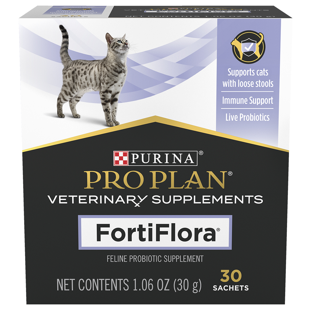 PRO PLAN Veterinary Supplements FortiFlora Probiotic for Cats 1g x 30 Sachets