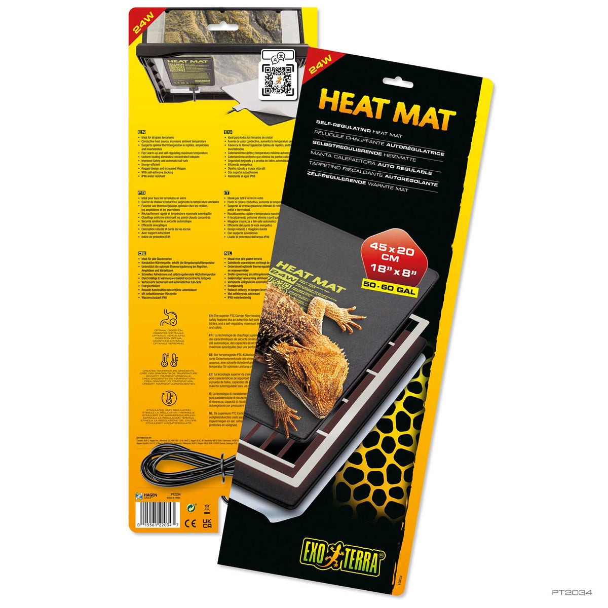 Exo Terra Self Regulating Heat Mat 24W 45 x 20cm | PeekAPaw Pet Supplies