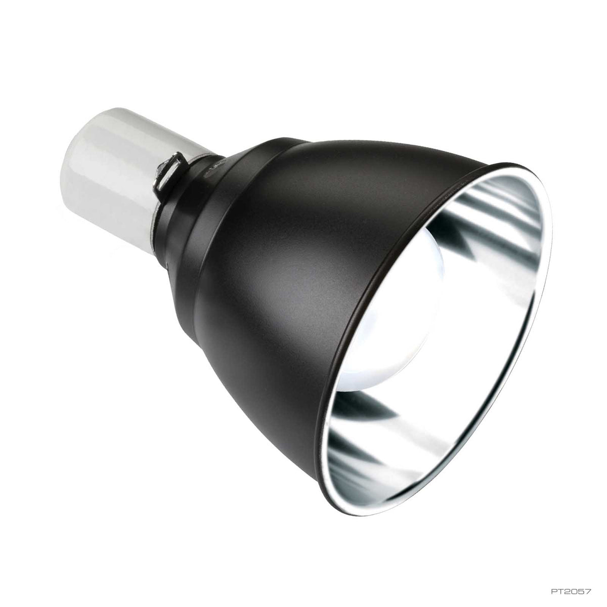 Exo Terra Light Dome Large showing the deep polished reflector and ceramic socket