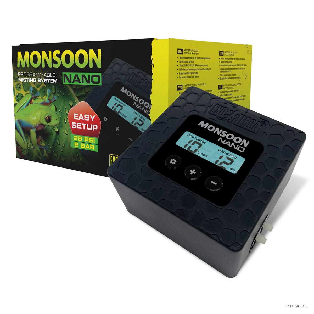 Exo Terra Monsoon Nano USB programmable misting system PT2479 | PeekAPaw Pet Supplies