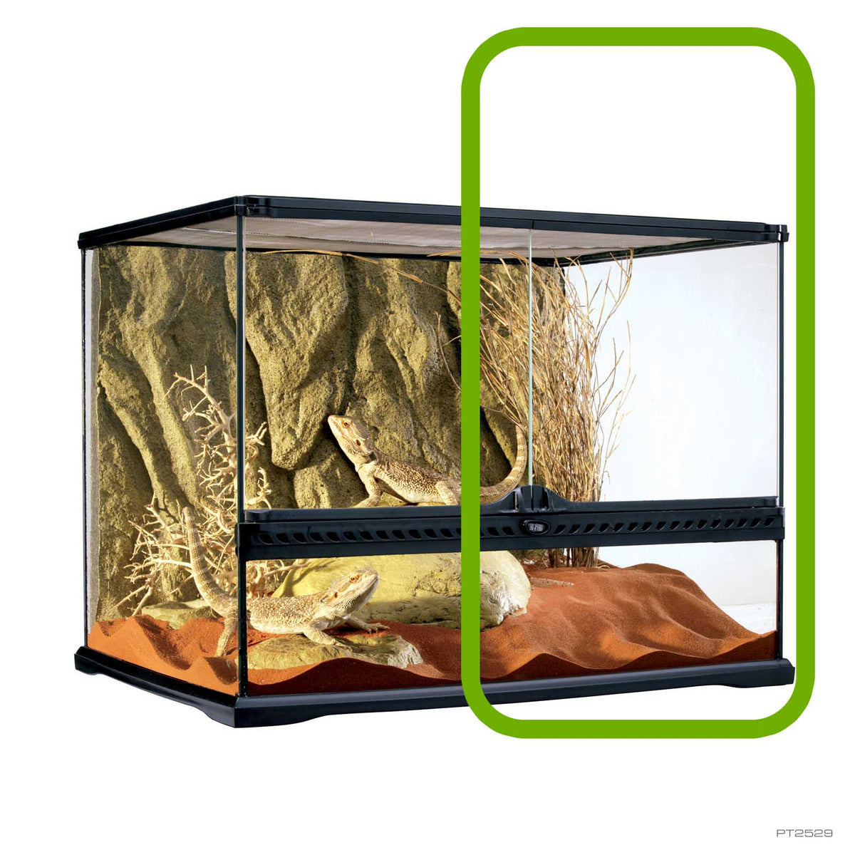 Exo Terra Replacement Door for Glass Terrarium PT2610 - Right, 60 x 45 x 45cm, part PT2529 | PeekAPaw Pet Supplies