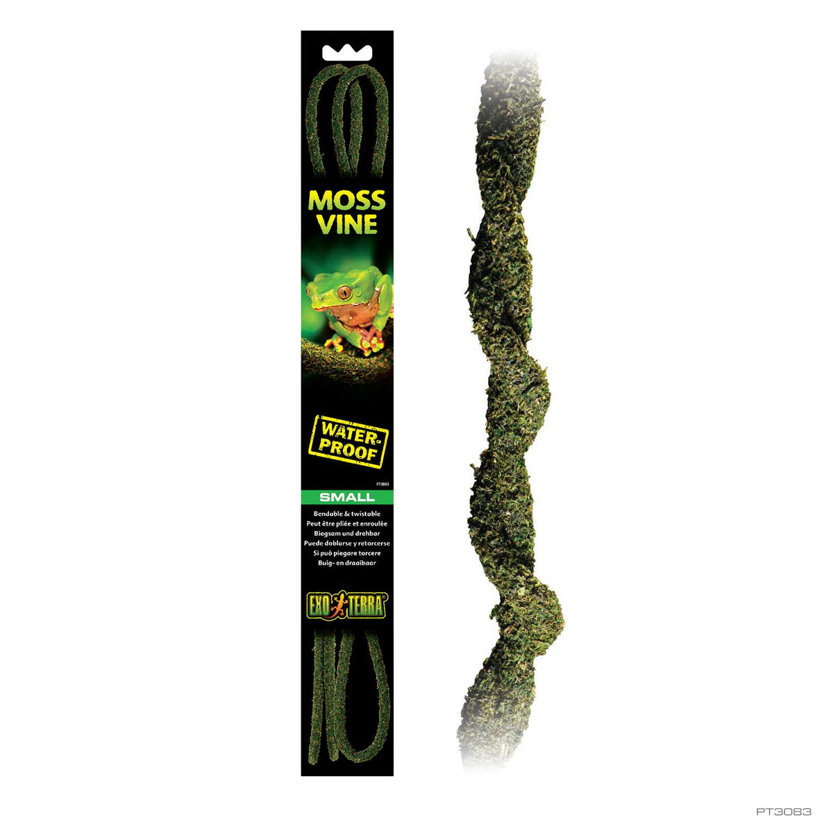 Exo Terra Bendable Moss Vine Small 1cm x 182cm (PT3083) | PeekAPaw Pet Supplies