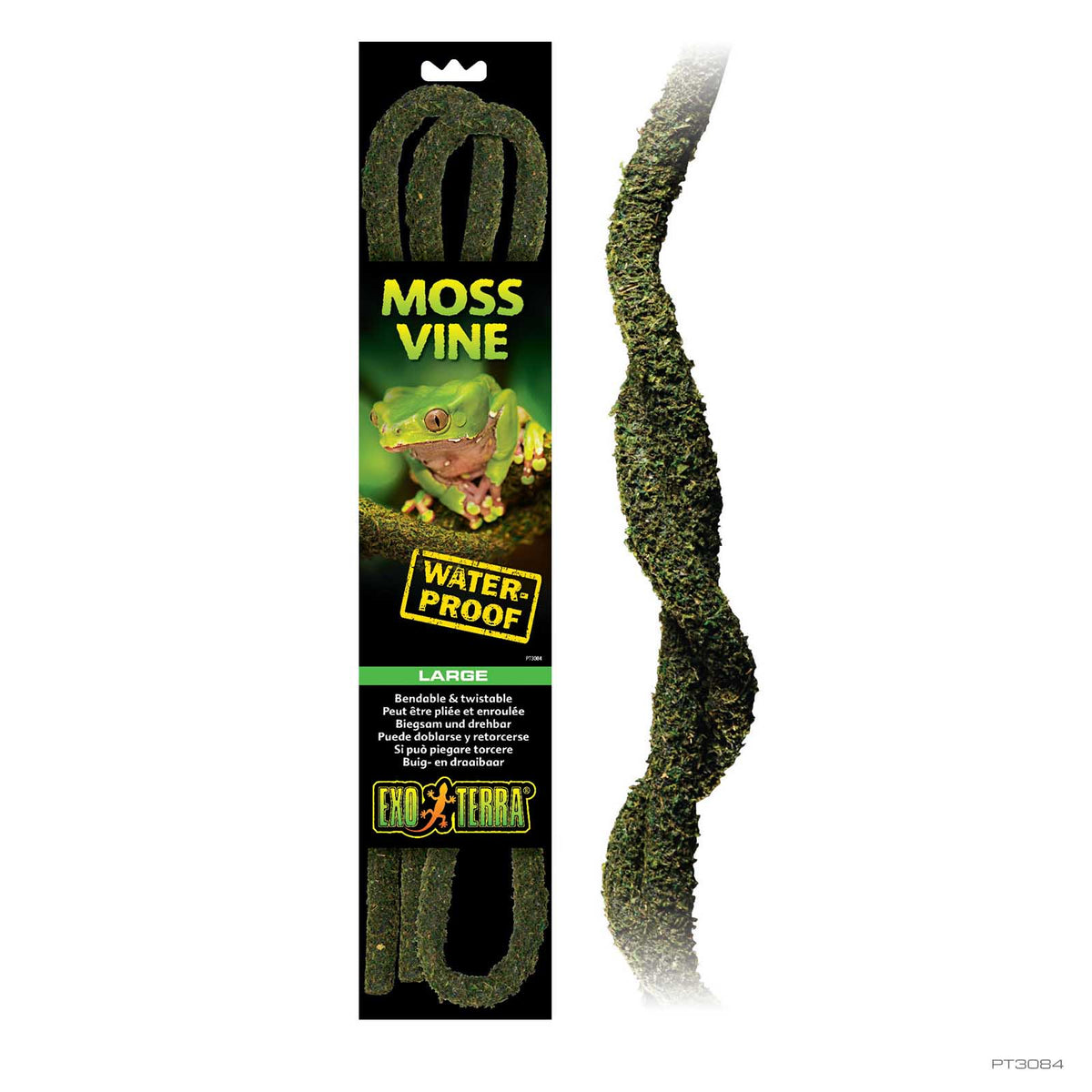 Exo Terra Bendable Moss Vine Large 1.5cm x 182cm (PT3084) | PeekAPaw Pet Supplies