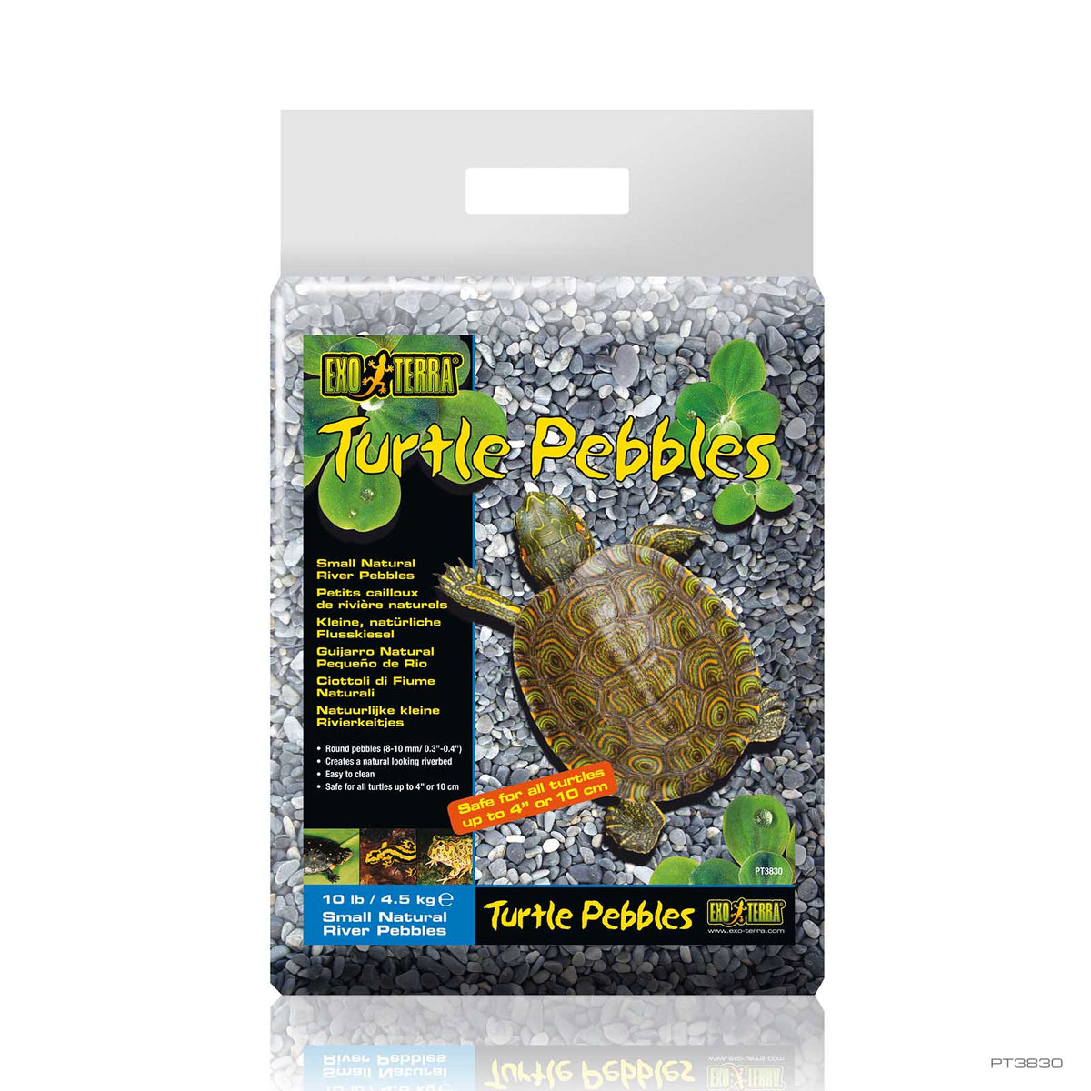 Exo Terra Turtle Gravel fine grade 8-10mm 4.5kg (PT3830) | PeekAPaw Pet Supplies