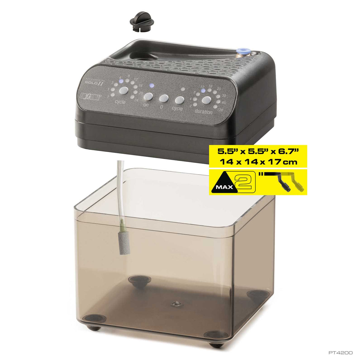 Exo Terra Monsoon Solo II PT4200 - second product view | PeekAPaw Pet Supplies