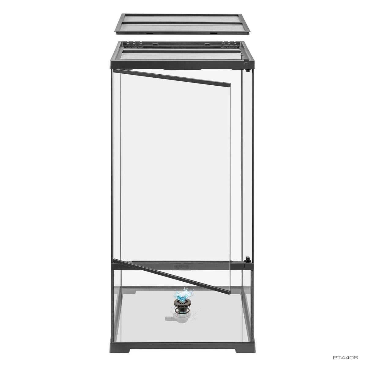 Exo Terra Pro Paludarium lockable stainless steel screen top