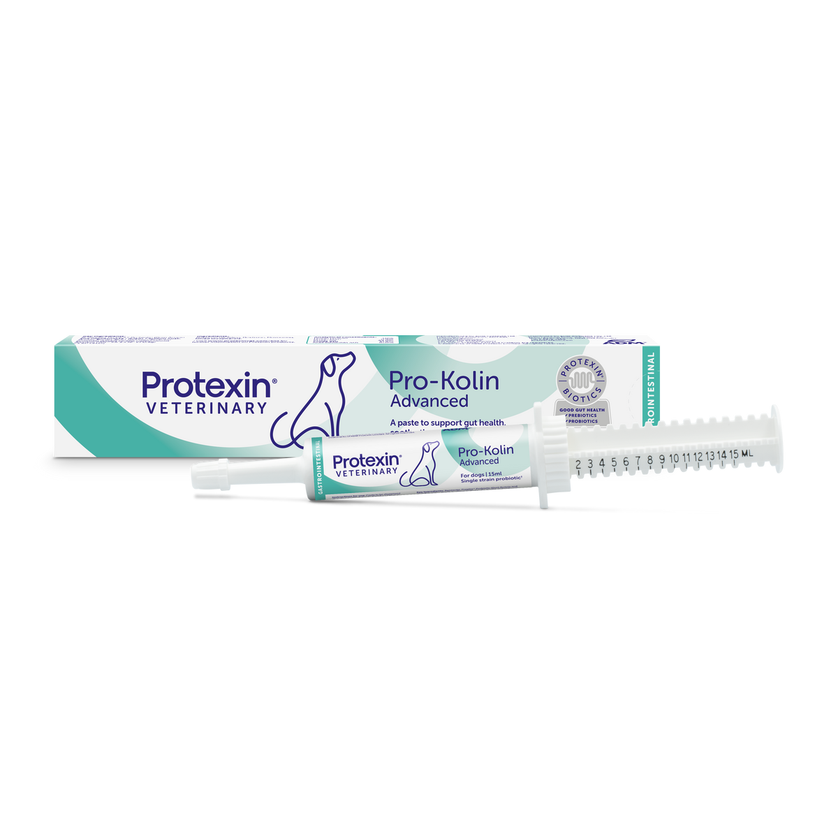 Protexin Veterinary Pro-Kolin Advanced Probiotic Paste for Dogs - 15ml syringe