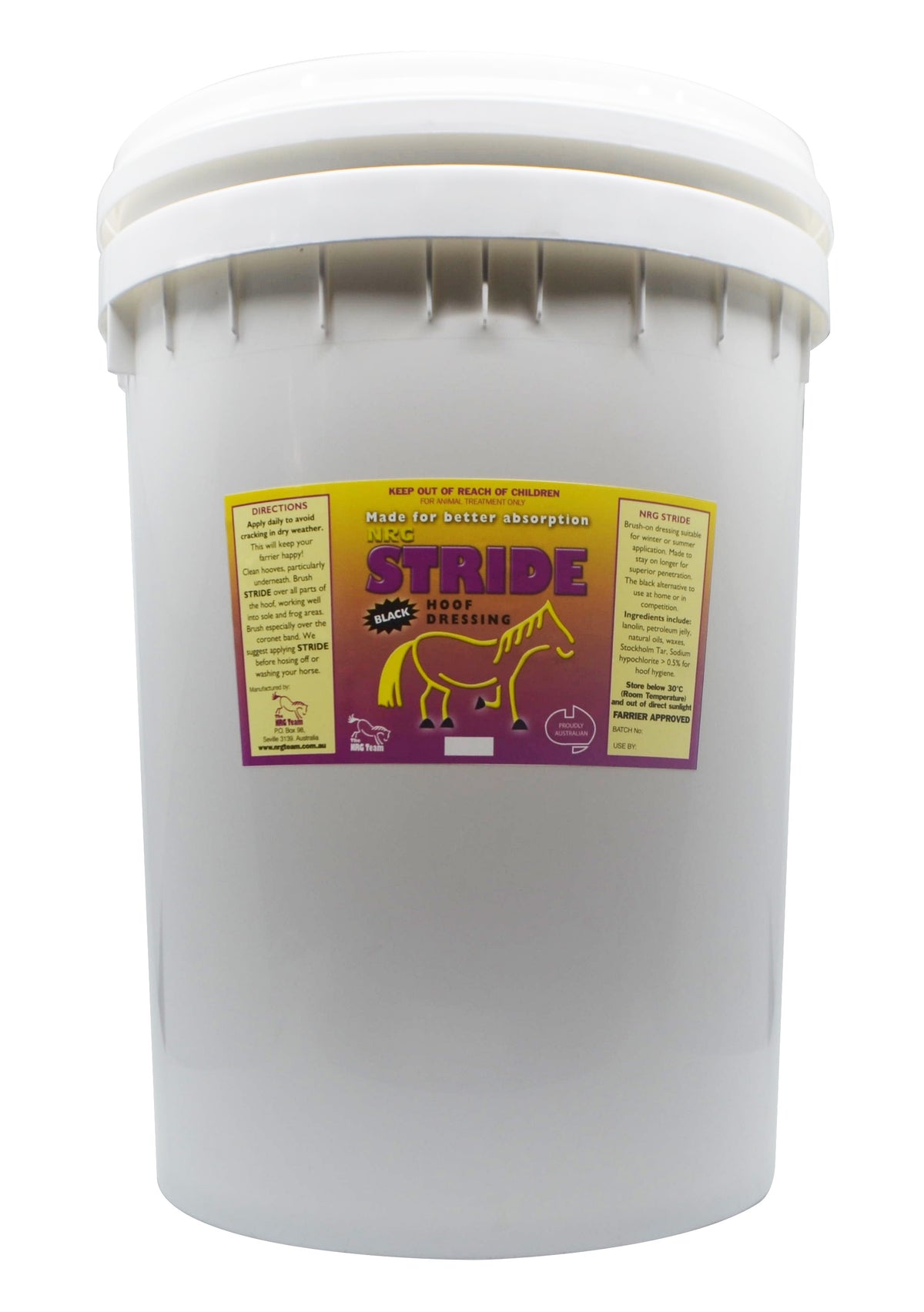 NRG Stride Hoof Dressing for Horses - 20kg