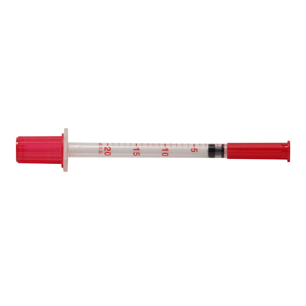 GVP Insulin Syringes - U-40 0.5mL 30G x 12.7mm, Box of 100