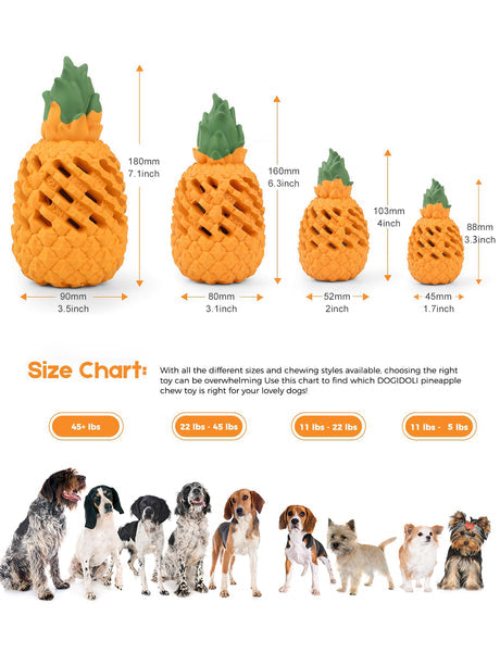 Petopia Ultra Tough Dog Toy Pawsome Pineapple - Mini | PeekAPaw Pet Supplies