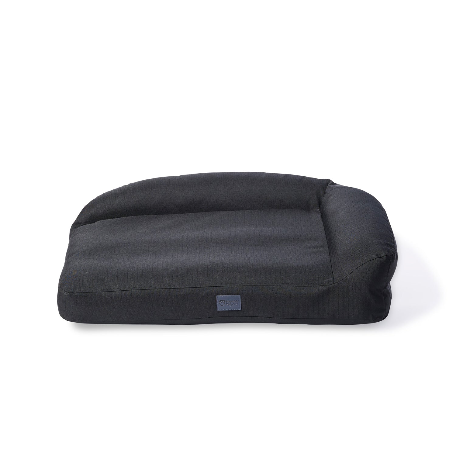 Superior Pet Goods SnugSide Crate Dog Bed in black ripstop