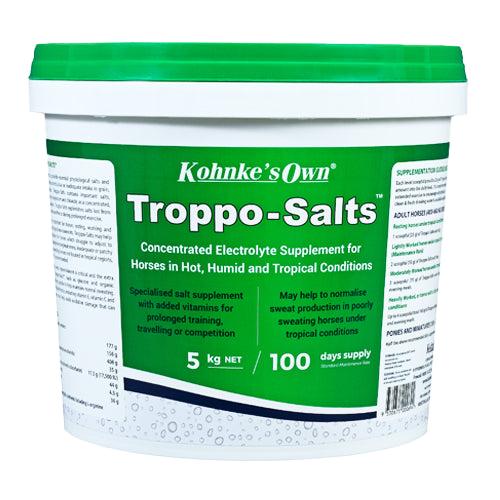 Kohnke's Own Troppo Salts horse electrolyte 5kg pack