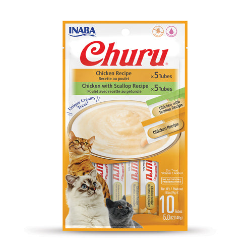 Inaba Cat Treat Churu Puree Chicken Varieties