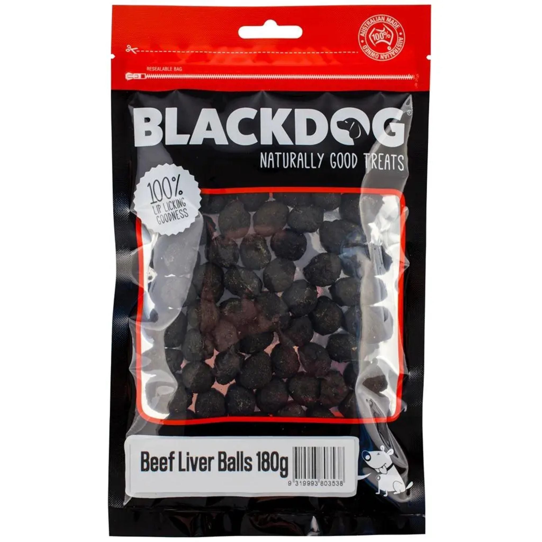 Blackdog Beef Liver Balls Dog Treats