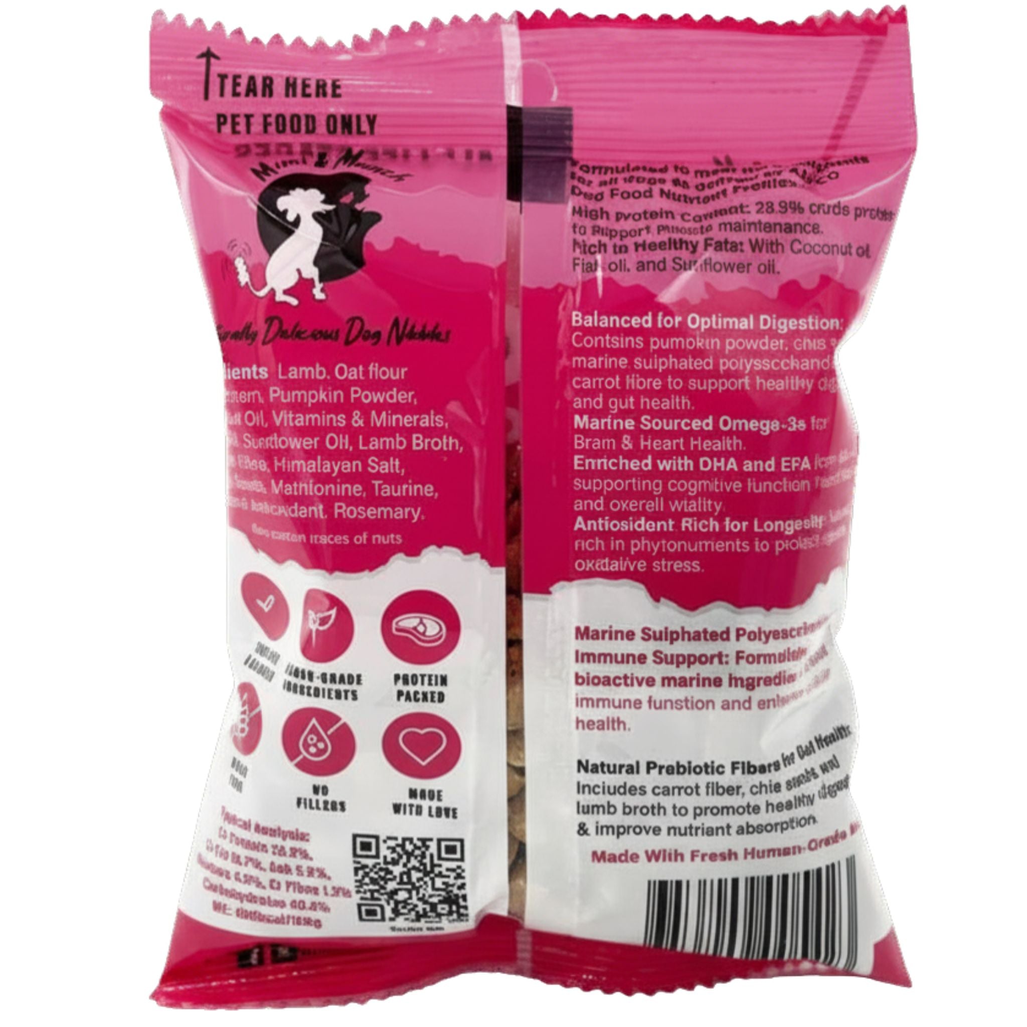 Mimi & Munch Doggios Lamb Chops Tasty Lamb Dog Food & Snack