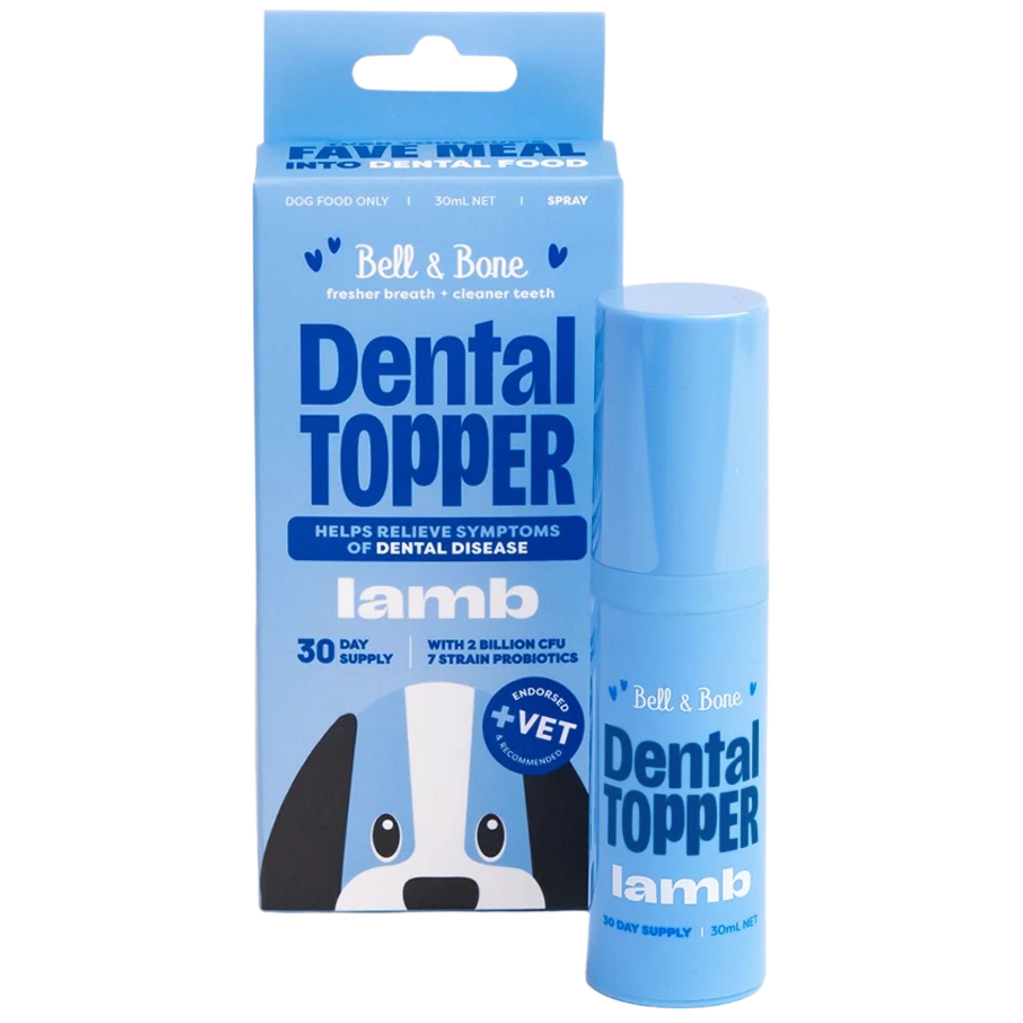 Bell and Bone Dog Dental Topper - Lamb