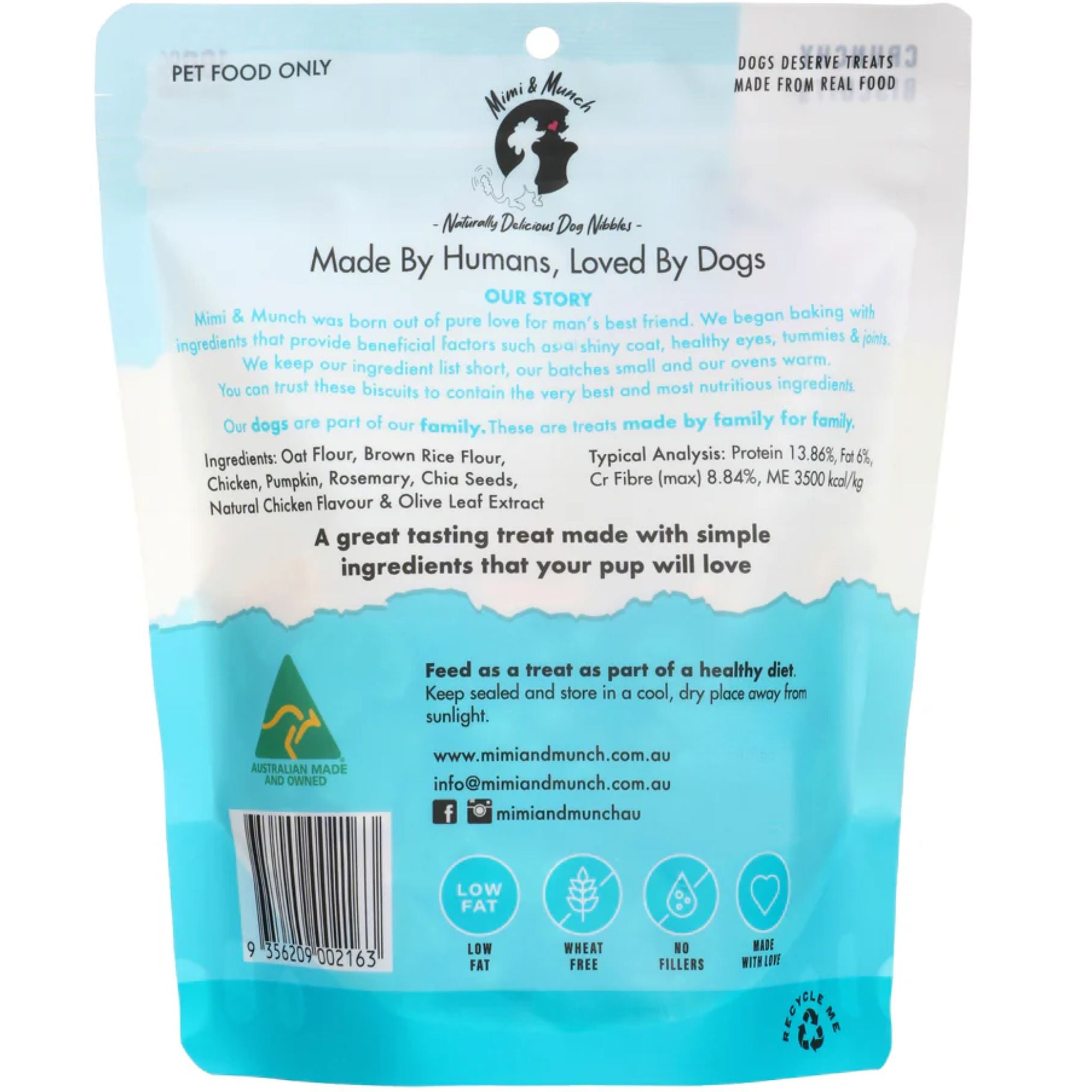 Mimi & Munch Roast Chicken Natural Dog Treats