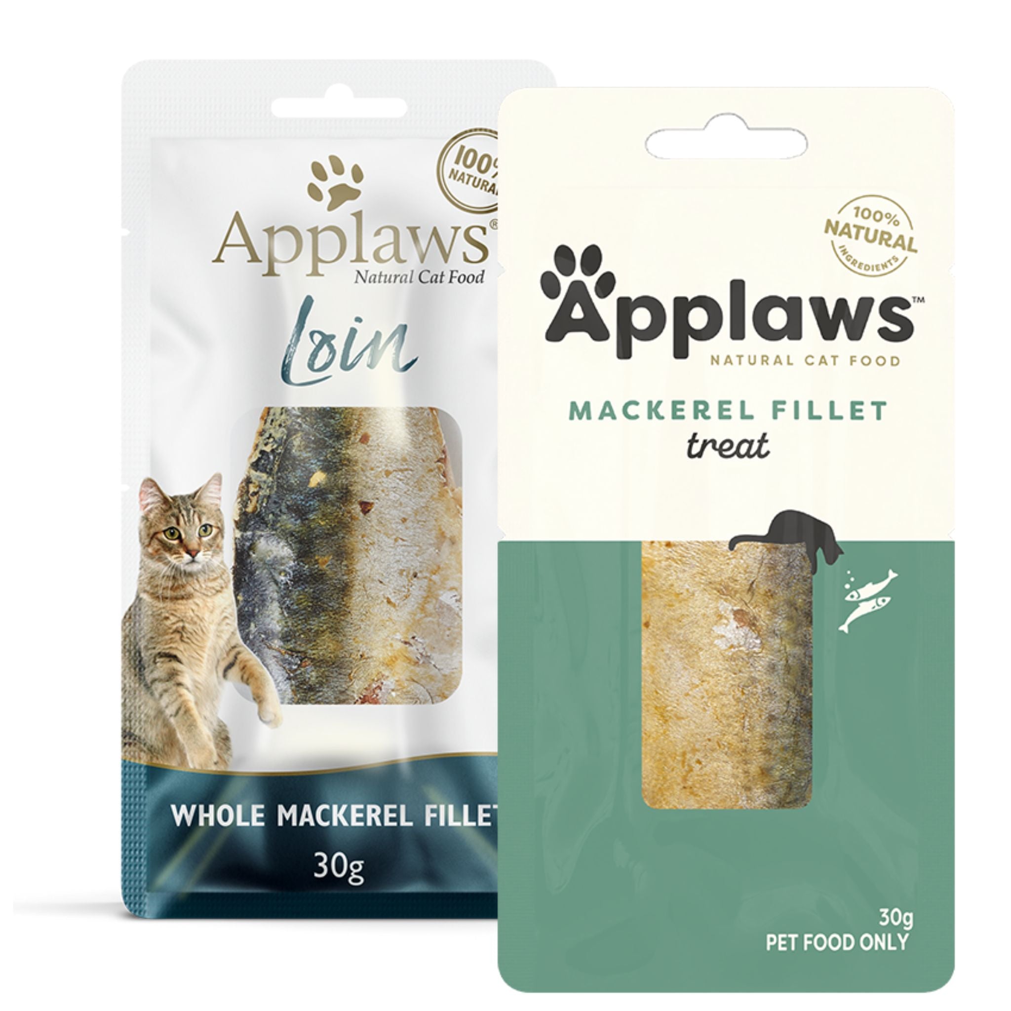 Applaws Natural Cat Treat Whole Mackerel Loin