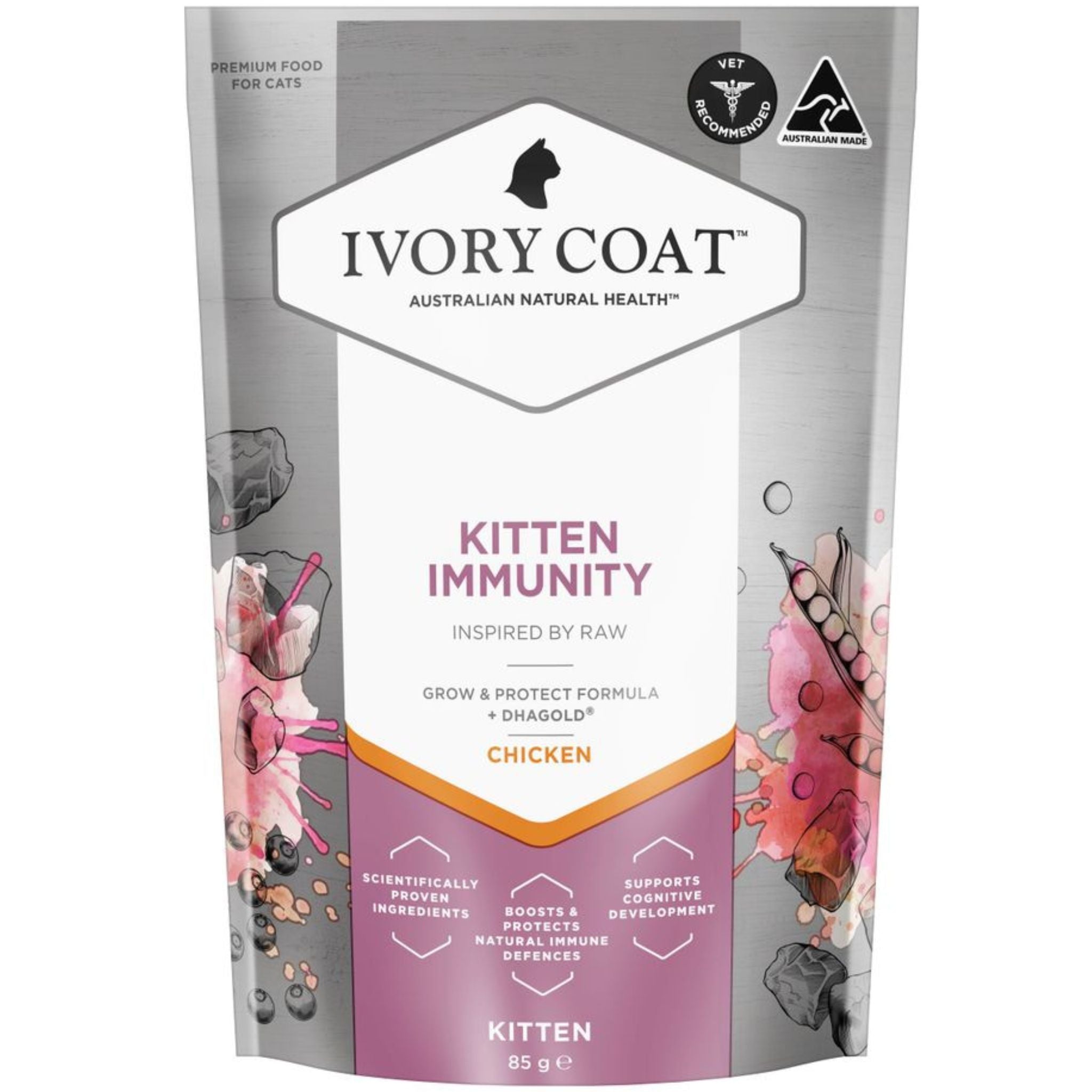 Ivory Coat Inspired By Raw Kitten Wet Food Immunity
