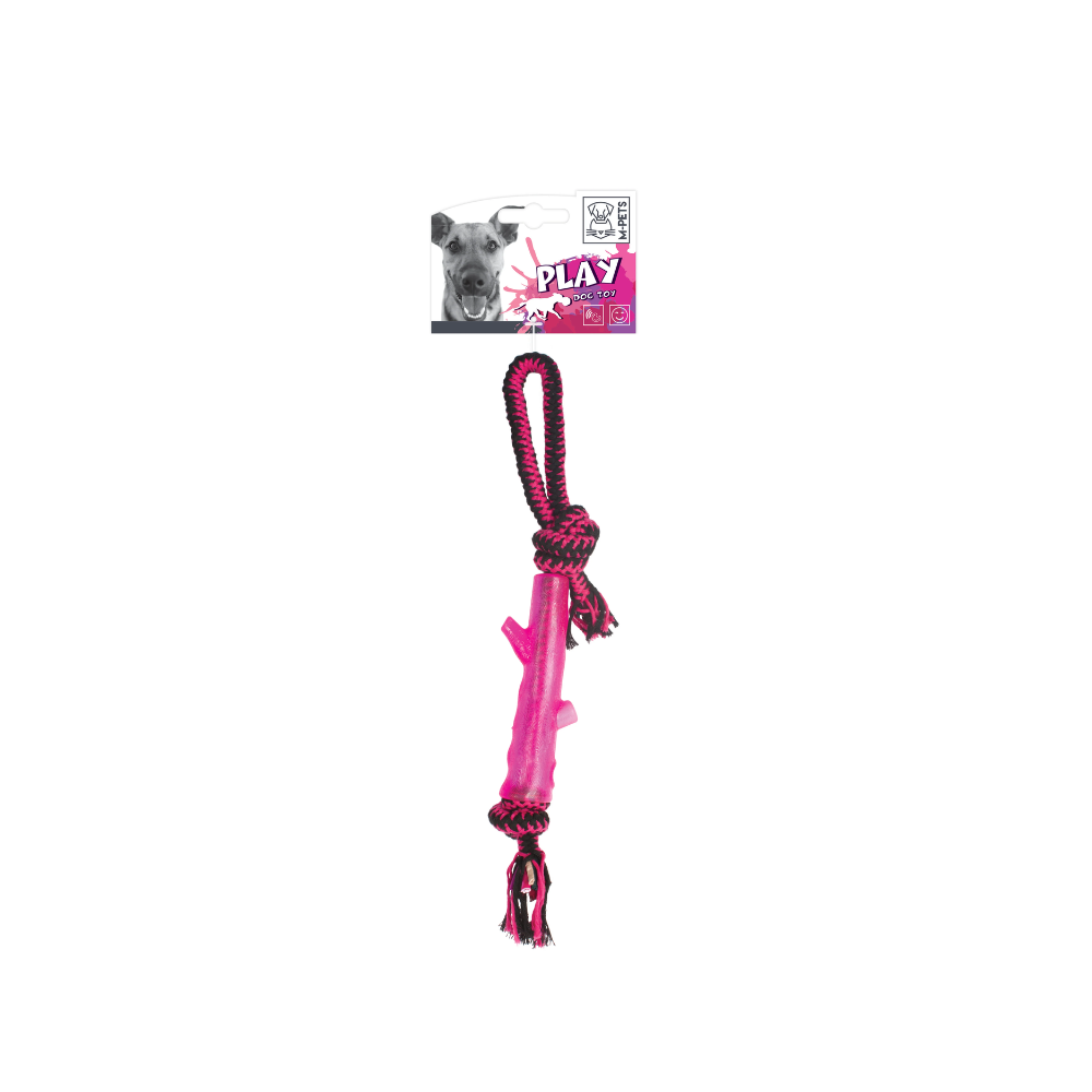 M-Pets TWIST Stick dog toy – pink
