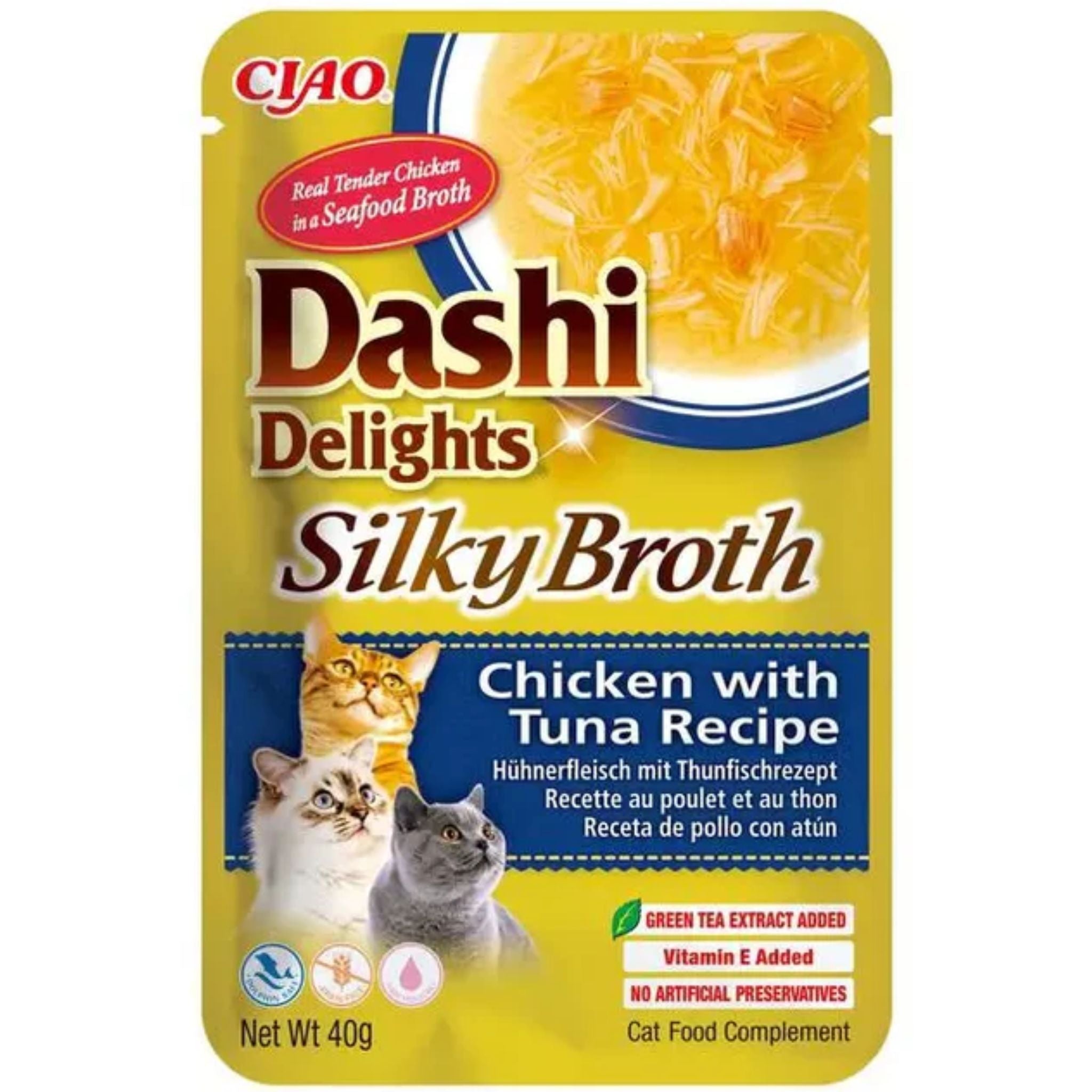 Inaba Cat Treats Dashi Delights Silky Broth Chicken Tuna