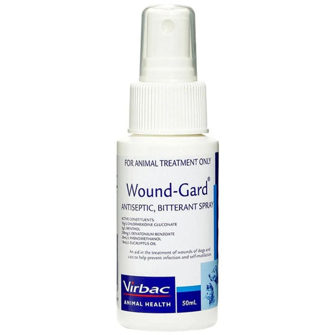 Virbac WoundGard Antiseptic Spray for Dogs and Cats - 50ml | PeekAPaw Pet Supplies