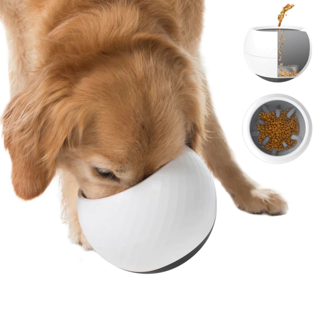 All Fur You Wobbler Slow Feeder Bowl for DogS | PeekAPaw Pet Supplies