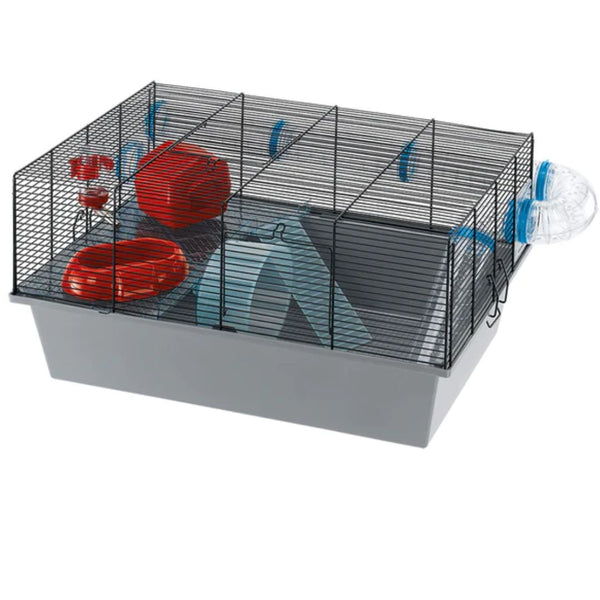 Ferplast MILOS Large Cage for Hamsters and Mice - 58 x 38 x H 30.5cm | PeekAPaw Pet Supplies