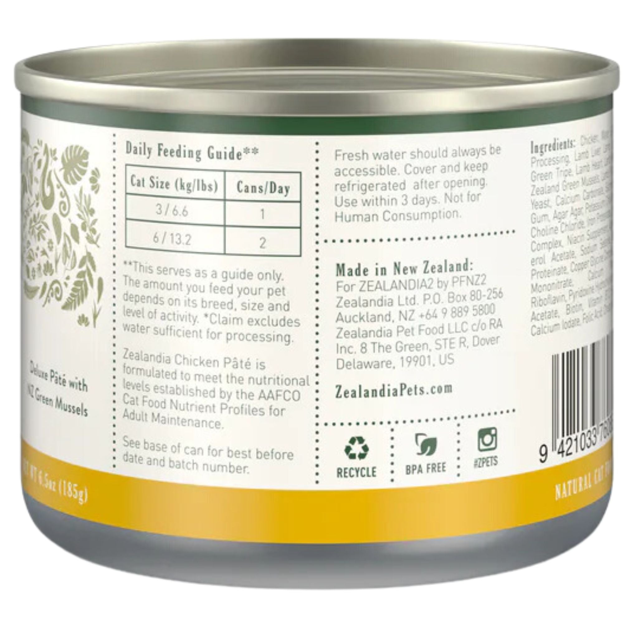 ZEALANDIA Premium Wet Dog Food Chicken for Puppy & Mama 01