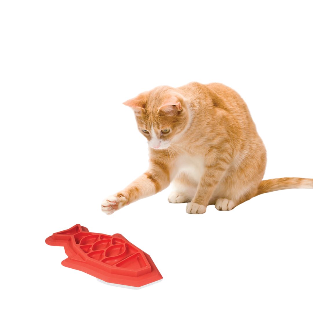 Petstages Fishie Fun Feed Mat for Cats