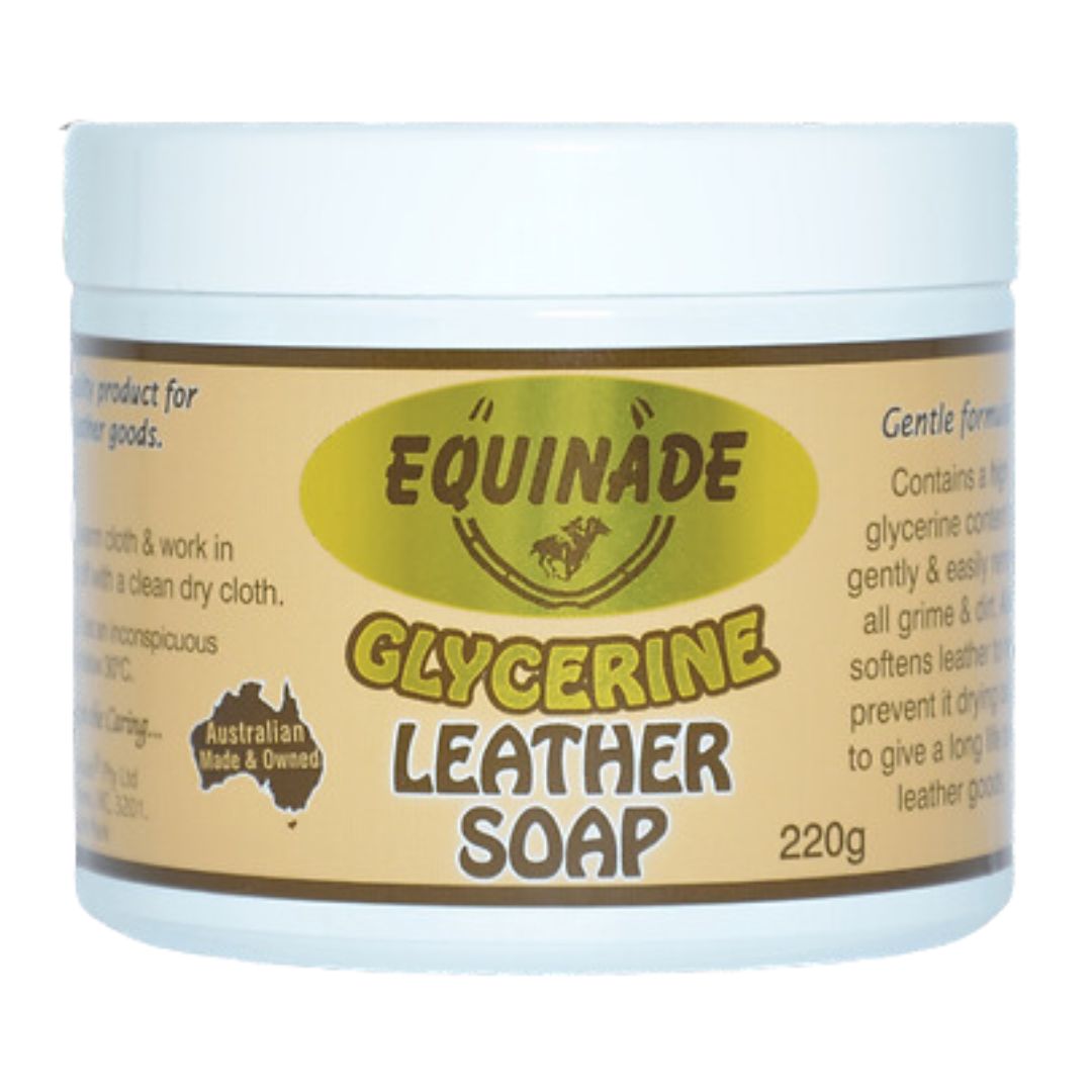 Equinade Glycerine Leather Soap - 220g | PeekAPaw Pet Supplies