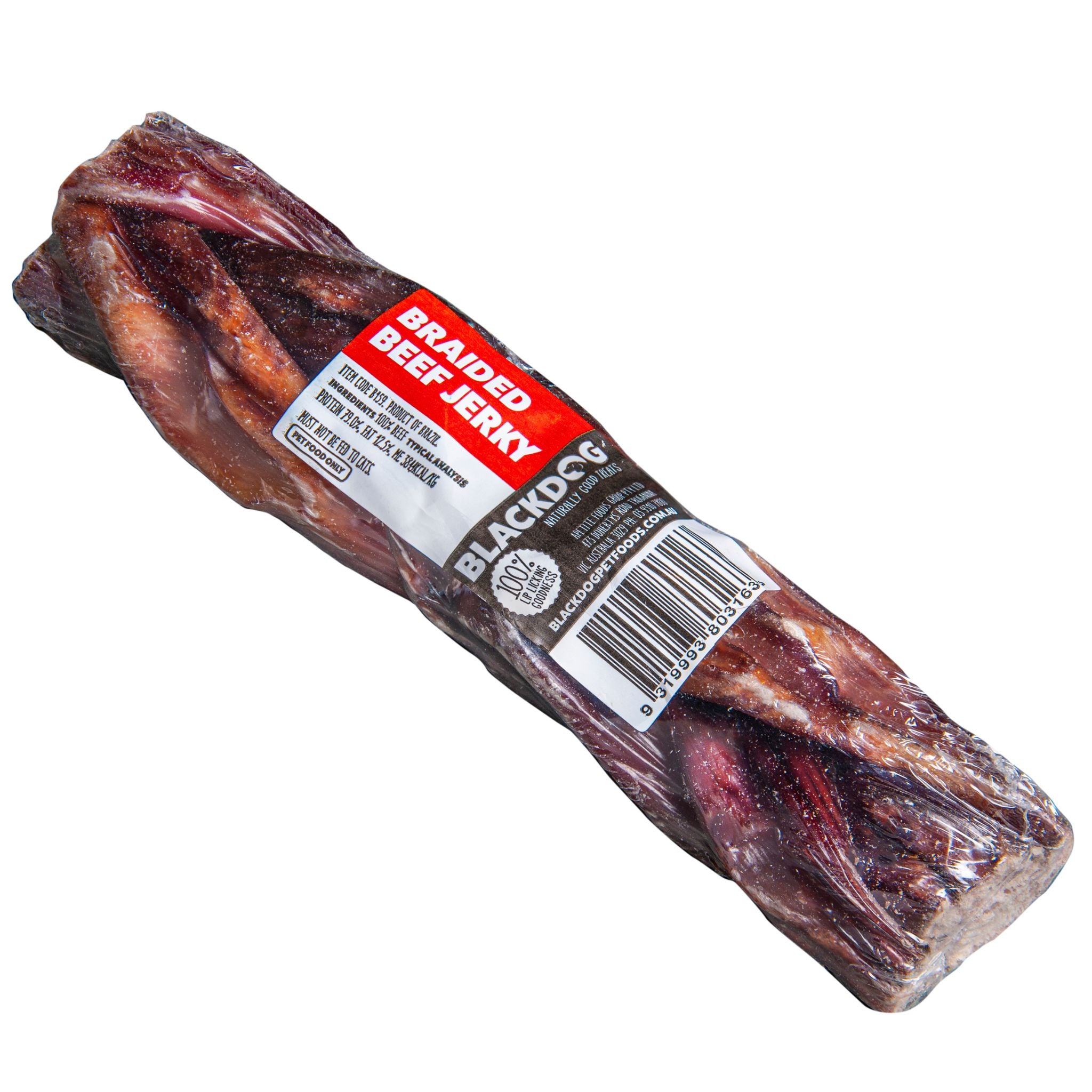 BlackDog Braided Beef Jerky Dog Treats