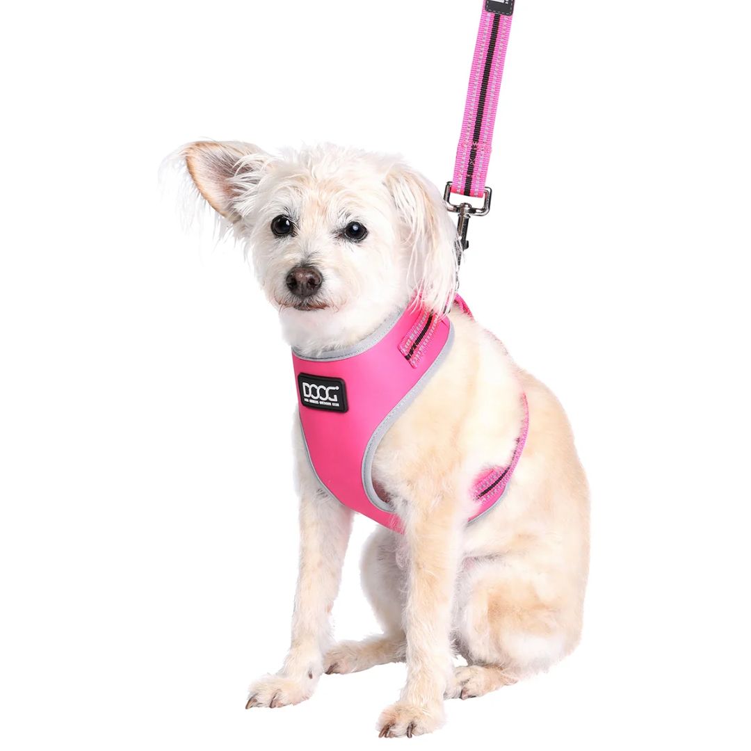 Doog Neoflex Soft Dog Harness - (Neon High Vis) Lady | PeekAPaw Pet Supplies
