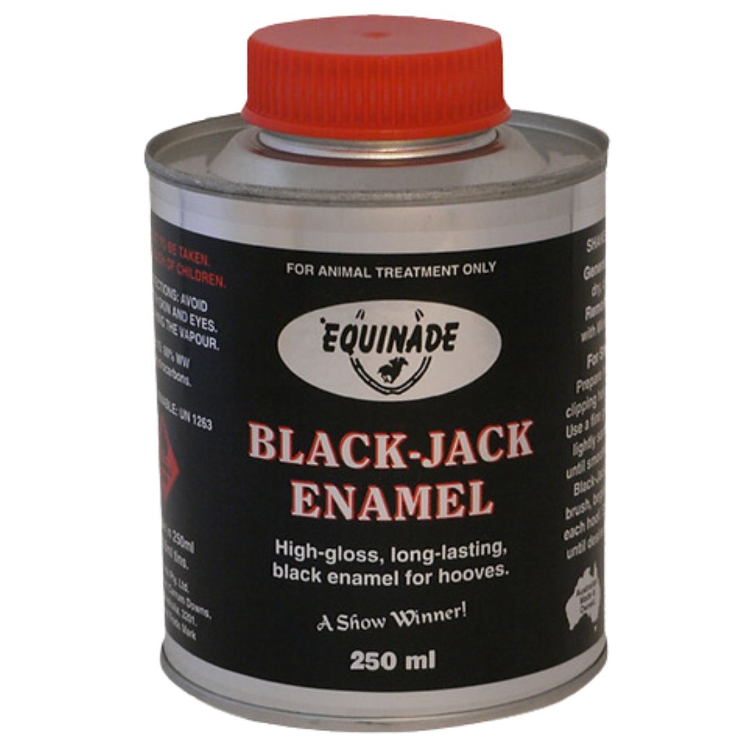 Equinade Black Jack Enamel - 250ml | PeekAPaw Pet Supplies