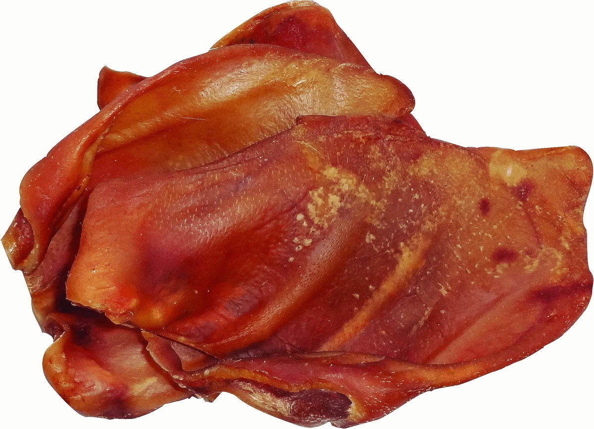 Bark & Beyond Pigs Ears dog treat – single dried pig ear