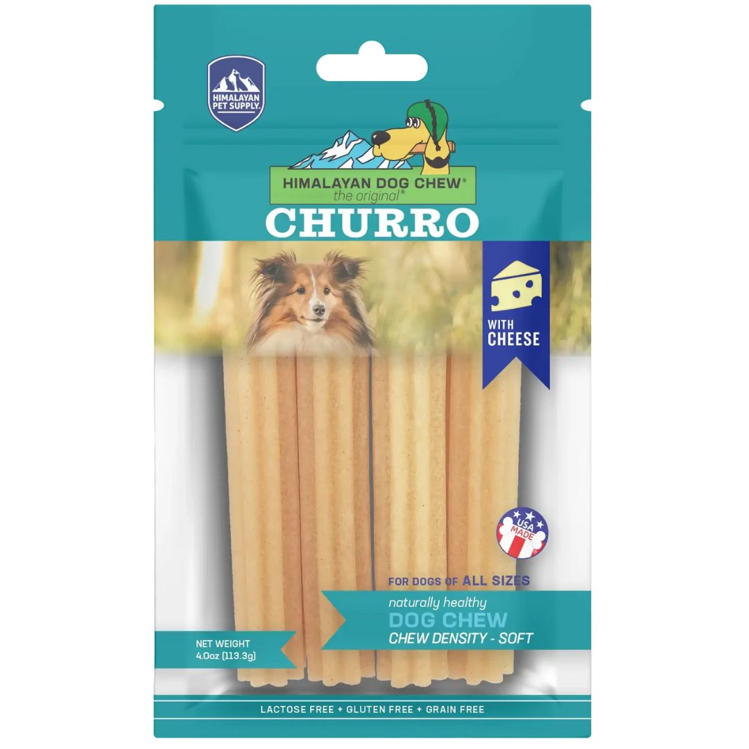 Himalayan Dog Chew Churro - Cheese - 113.3g | PeekAPaw Pet Supplies