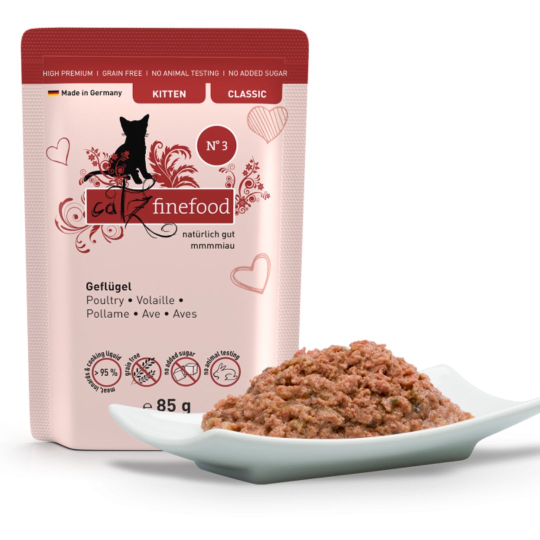 Catz Finefood Classic No.3-Kitten - 85g x 16 | PeekAPaw Pet Supplies