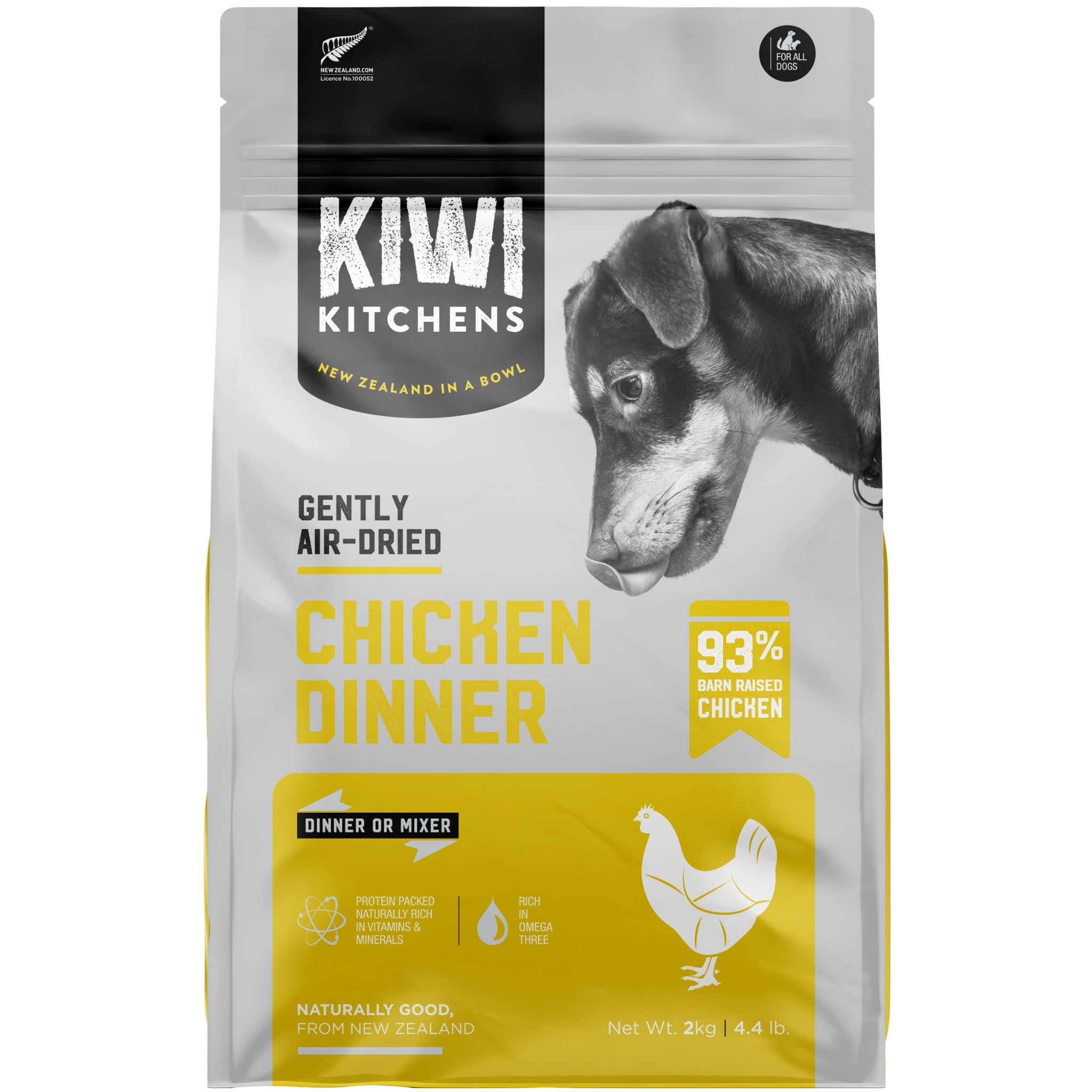 Kiwi Kitchens Air Dried Dog Food Chicken Dinner