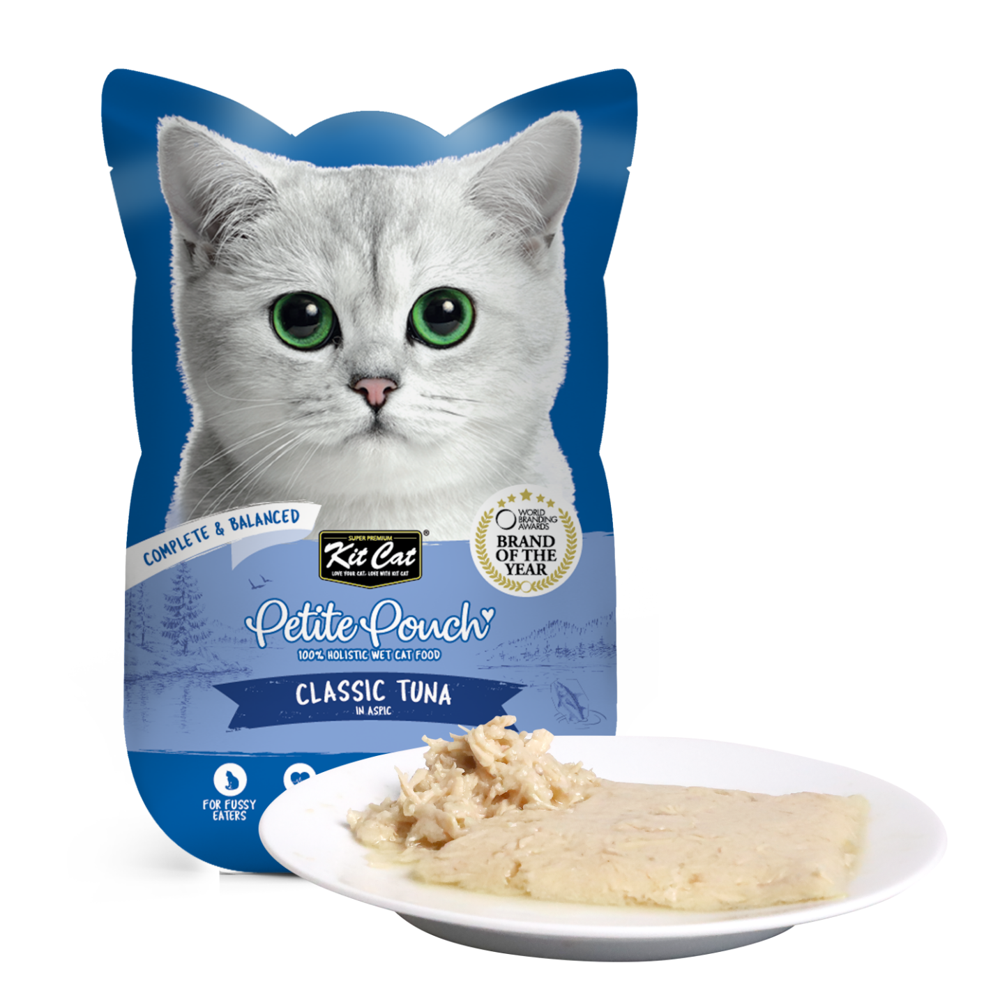 Kit Cat Petite Pouch Classic Tuna in aspic 70g pouch