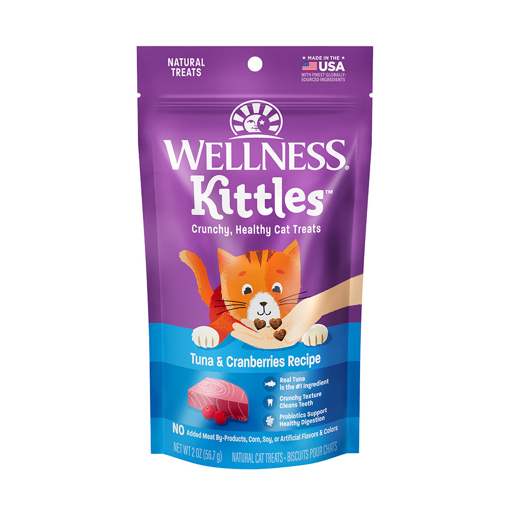 Wellness Kittles Tuna & Cranberries crunchy cat treats 57g