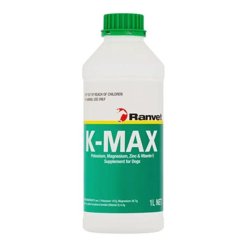Ranvet K-Max liquid potassium for dogs