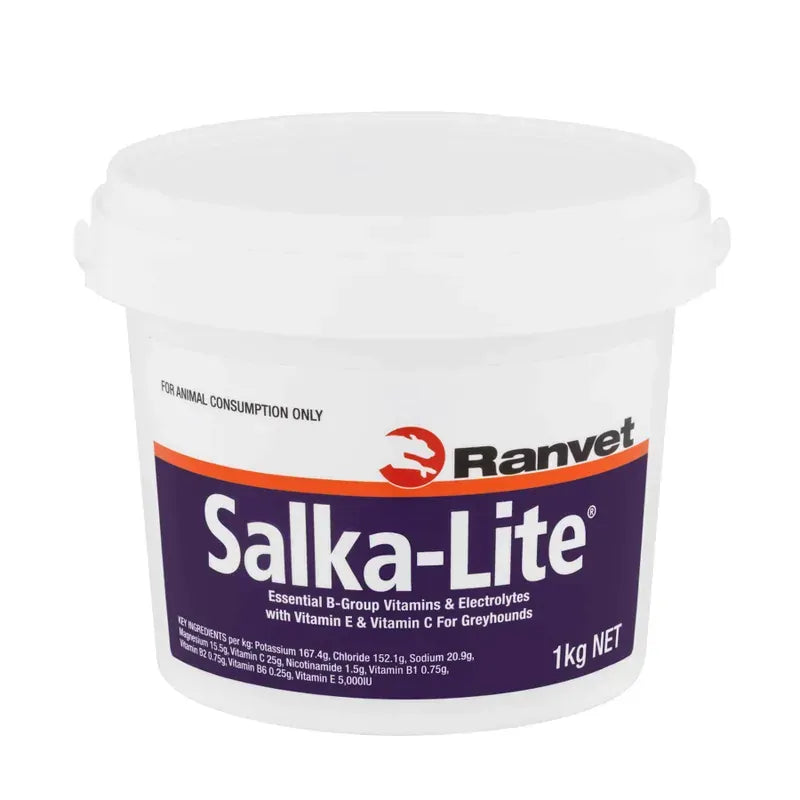 Ranvet Salka-Lite electrolyte powder for dogs