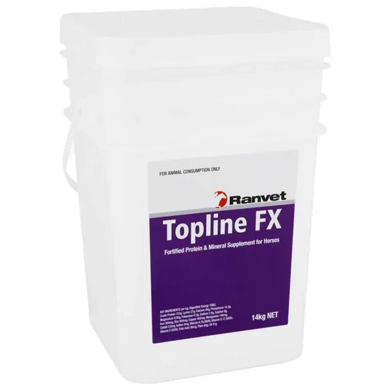 Ranvet Topline FX protein supplement for horses, 14kg