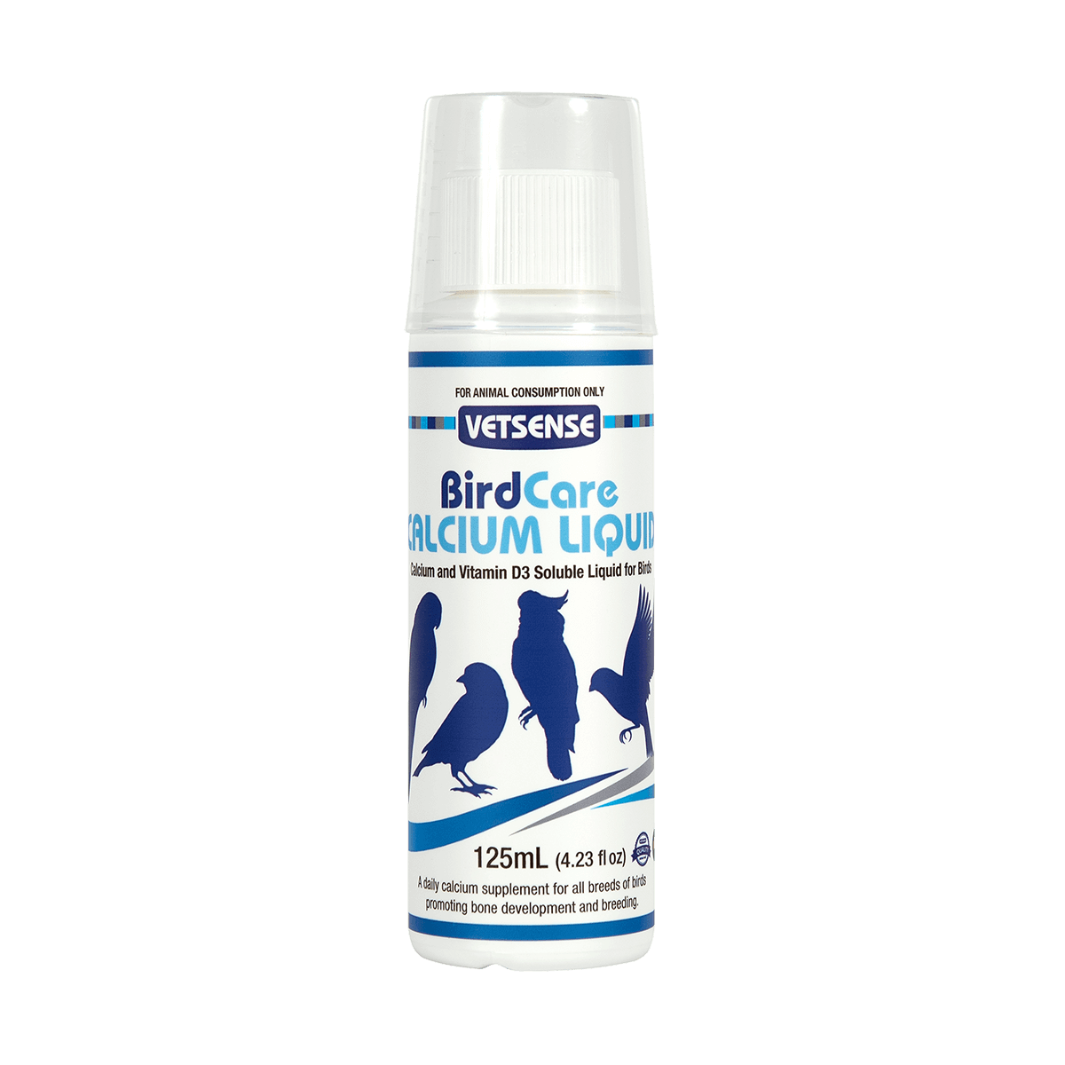 Vetsense Birdcare Calcium Liquid front of pack (png)
