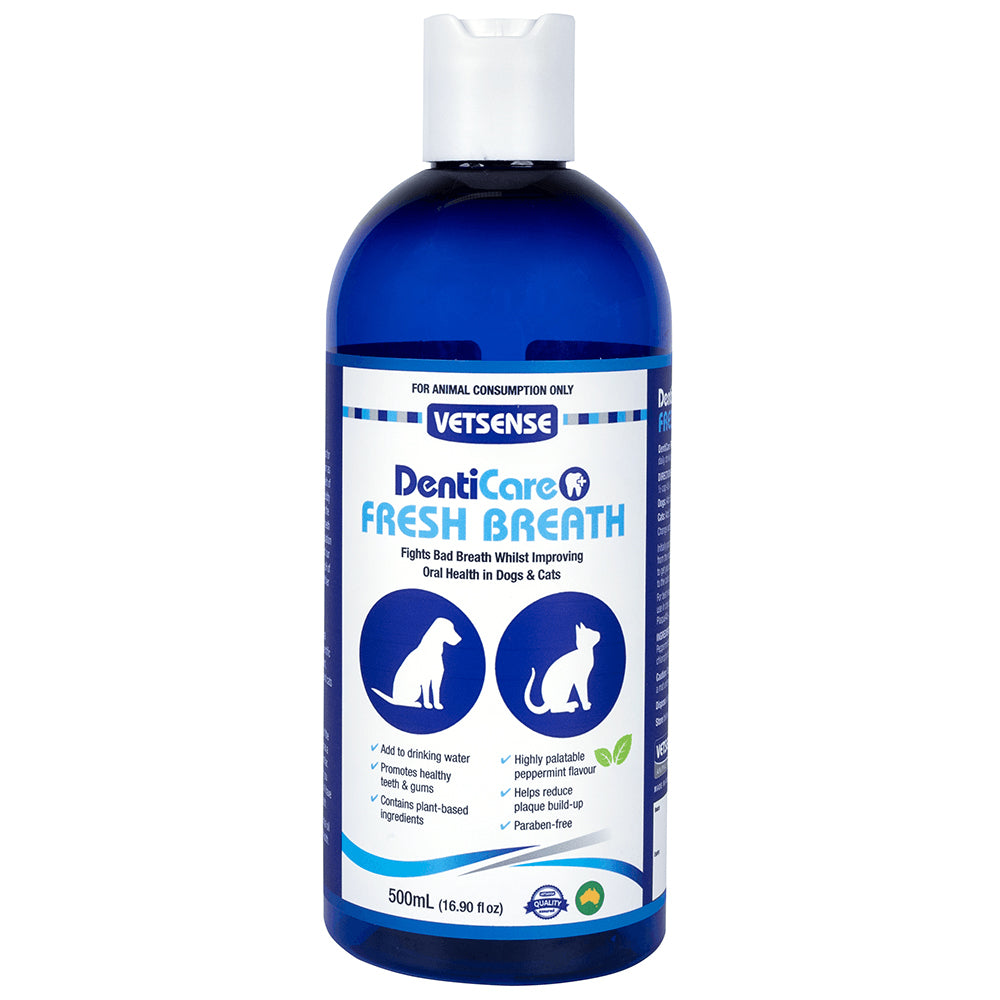 Vetsense Denticare Fresh Breath Peppermint for Dogs and Cats front of pack
