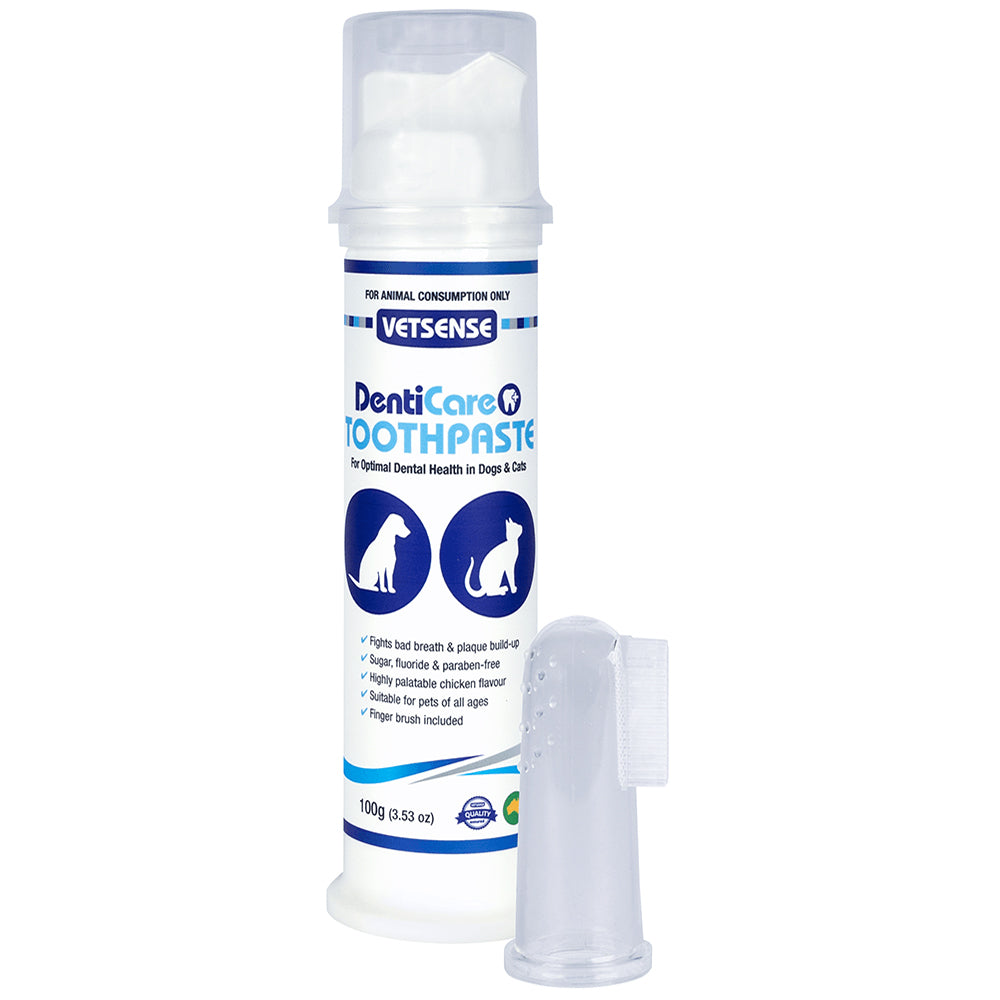 Vetsense Denticare Toothpaste Kit for Dogs front of pack