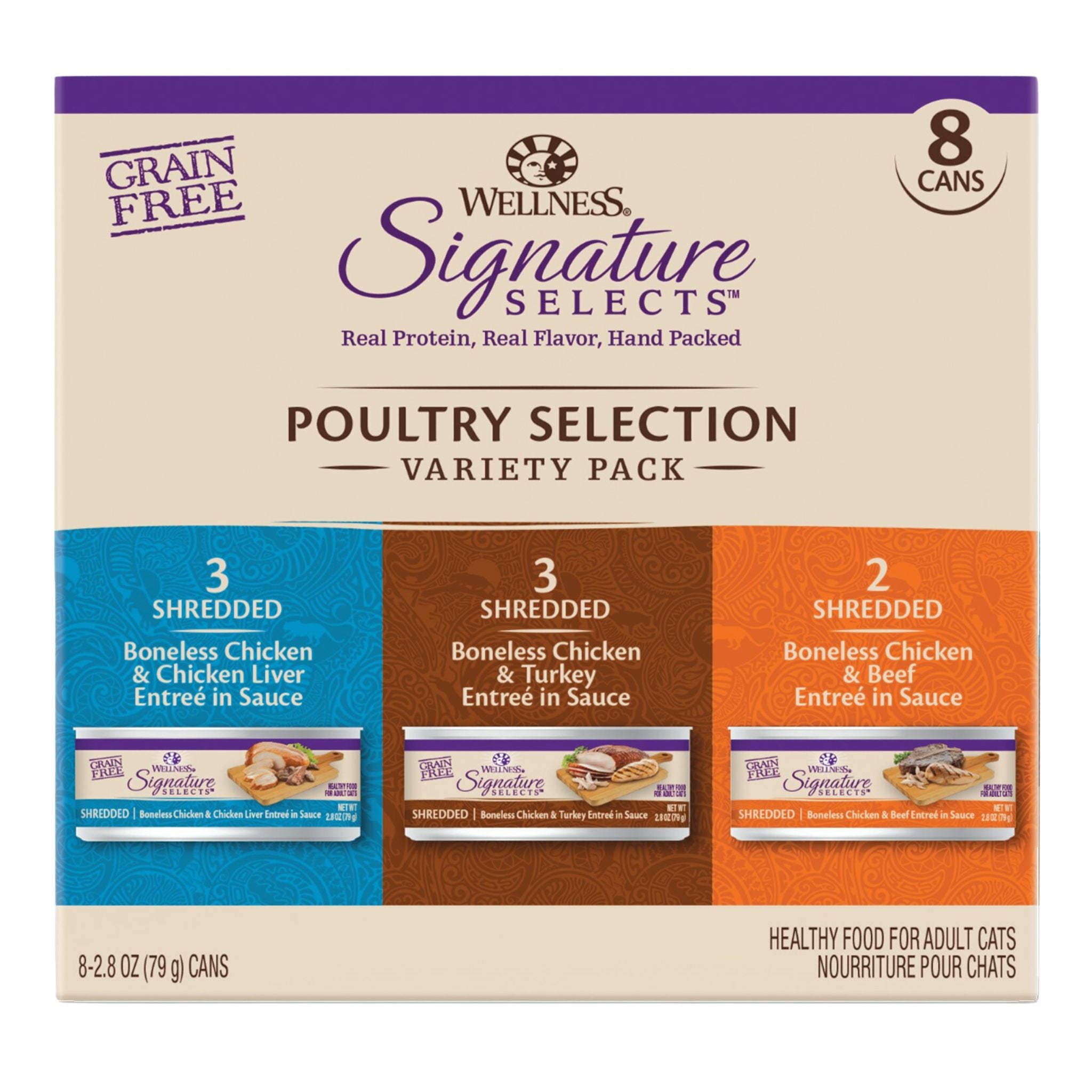Wellness Core Wet Cat Food Signature Selects Poultry Selection Variety Pack by Peekapaw